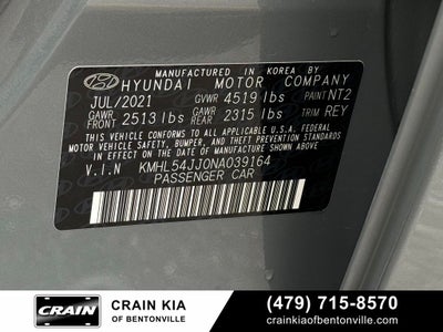 2022 Hyundai SONATA HYBRID Limited - CLEAN CARFAX / 51 HWY MPG / SOLAR PANEL ROOF