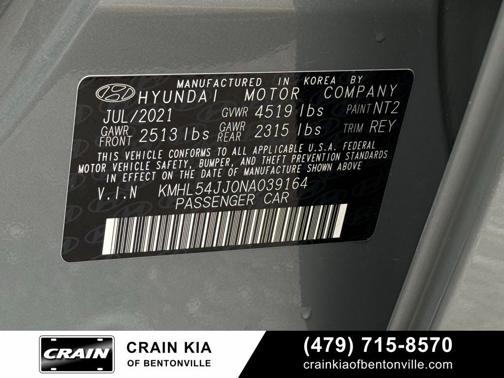 2022 Hyundai SONATA HYBRID Limited - CLEAN CARFAX / 51 HWY MPG / SOLAR PANEL ROOF