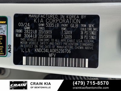 2024 Kia EV6 Wind - KIA CPO / CLEAN CARFAX / ONE OWNER