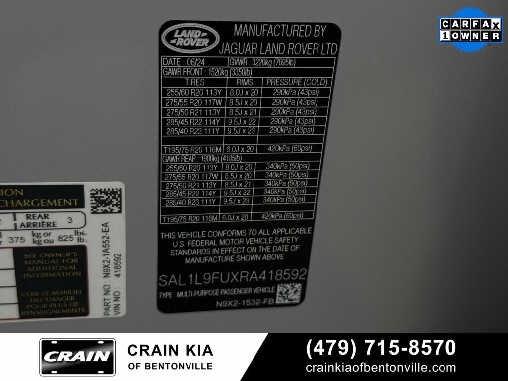 2024 Land Rover Range Rover Sport Dynamic - 4WD / PANORAMIC SUNROOF / ONE OWNER