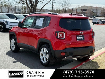 2015 Jeep Renegade Limited - 4WD / CLEAN CARFAX / ONE OWNER