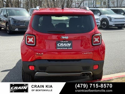 2015 Jeep Renegade Limited - 4WD / CLEAN CARFAX / ONE OWNER