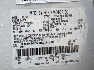 2021 Ford Explorer ST 4X4 / HEATED SEATS