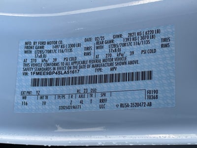 2025 Ford Bronco Badlands 4X4 / HARD TOP / LEATHER