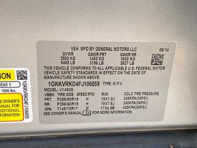 2015 GMC Acadia SLT-1