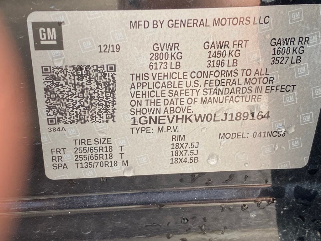 2020 Chevrolet Traverse 3LT