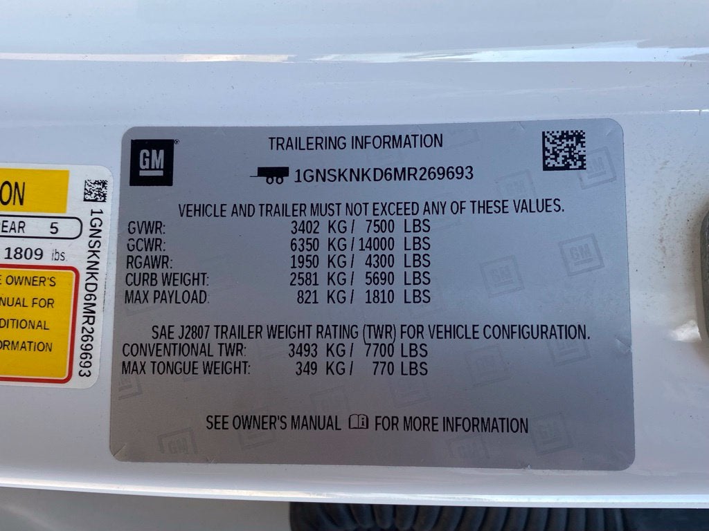 2021 Chevrolet Tahoe LT