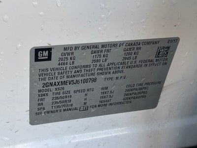 2018 Chevrolet Equinox Premier