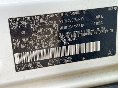 2020 Toyota RAV4 XLE Premium