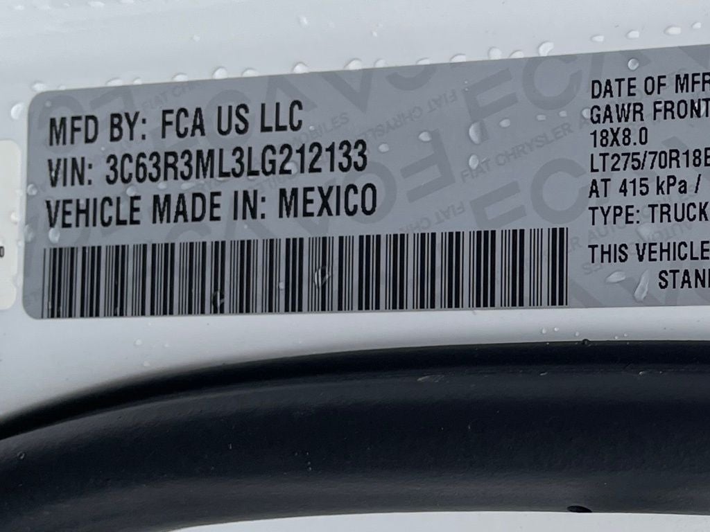 2020 RAM 3500 Laramie HEATED SEATS / 4X4 / NAV
