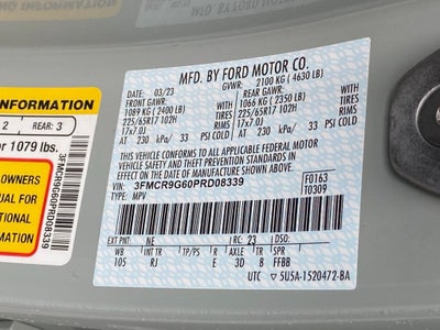 2023 Ford Bronco Sport Heritage 4X4 / CLEAN CARFAX / ONE OWNER