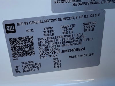 2021 Chevrolet Silverado 1500 LT Trail Boss 4X4 / HEATED SEATS