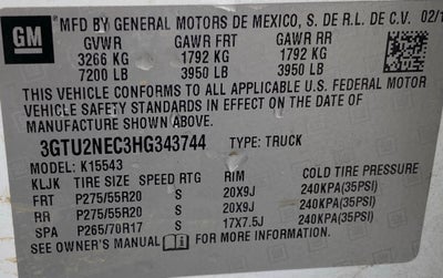 2017 GMC Sierra 1500 SLT 4X4 / HEATED SEATS