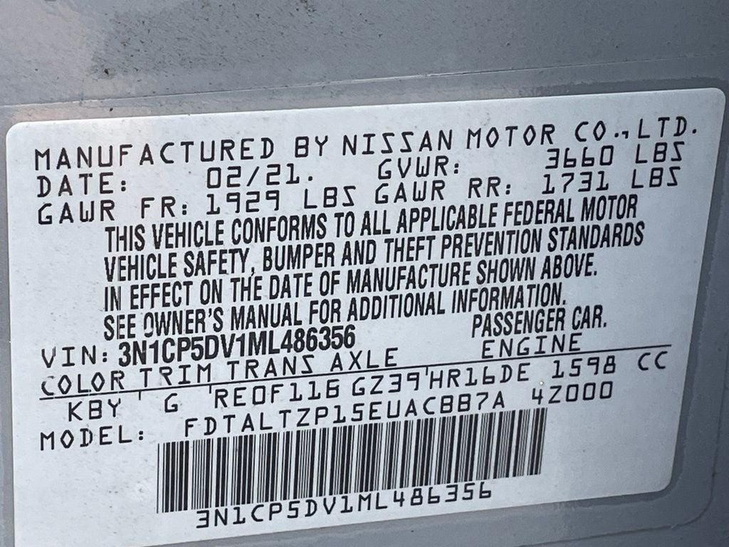 2021 Nissan Kicks SR