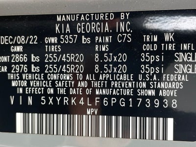 2023 Kia Sorento SX NAV / ONE OWNER / LEATHER