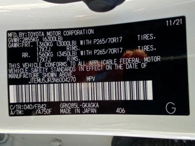 2022 Toyota 4Runner SR5 4X4 / CLEAN CARFAX