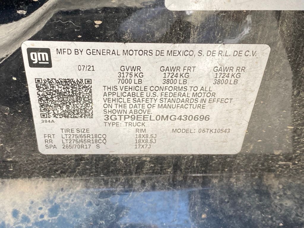2021 GMC Sierra 1500 AT4