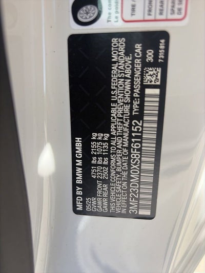 2025 BMW M2 Base