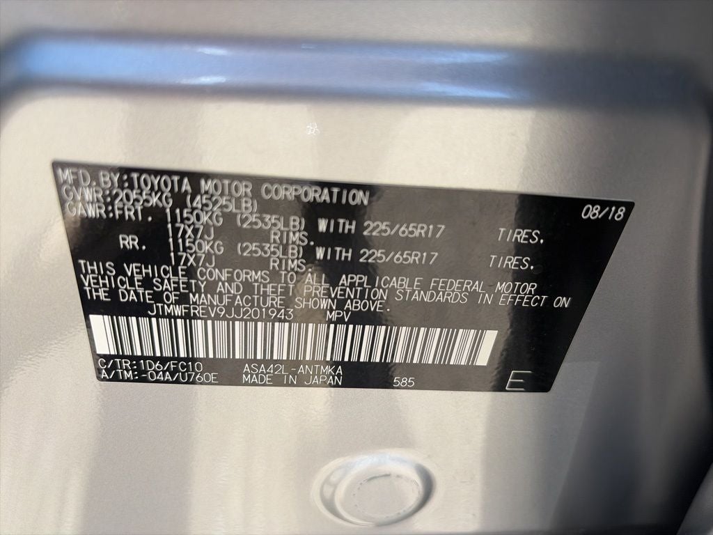 2018 Toyota RAV4 XLE GREAT CONDITION! GREAT SERVICE HISTORY!