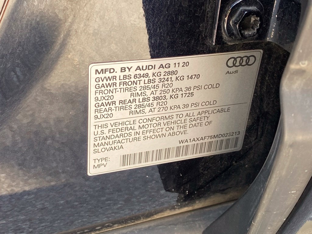2021 Audi Q7 55 Premium quattro