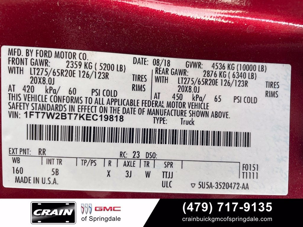 2019 Ford F-250SD Lariat