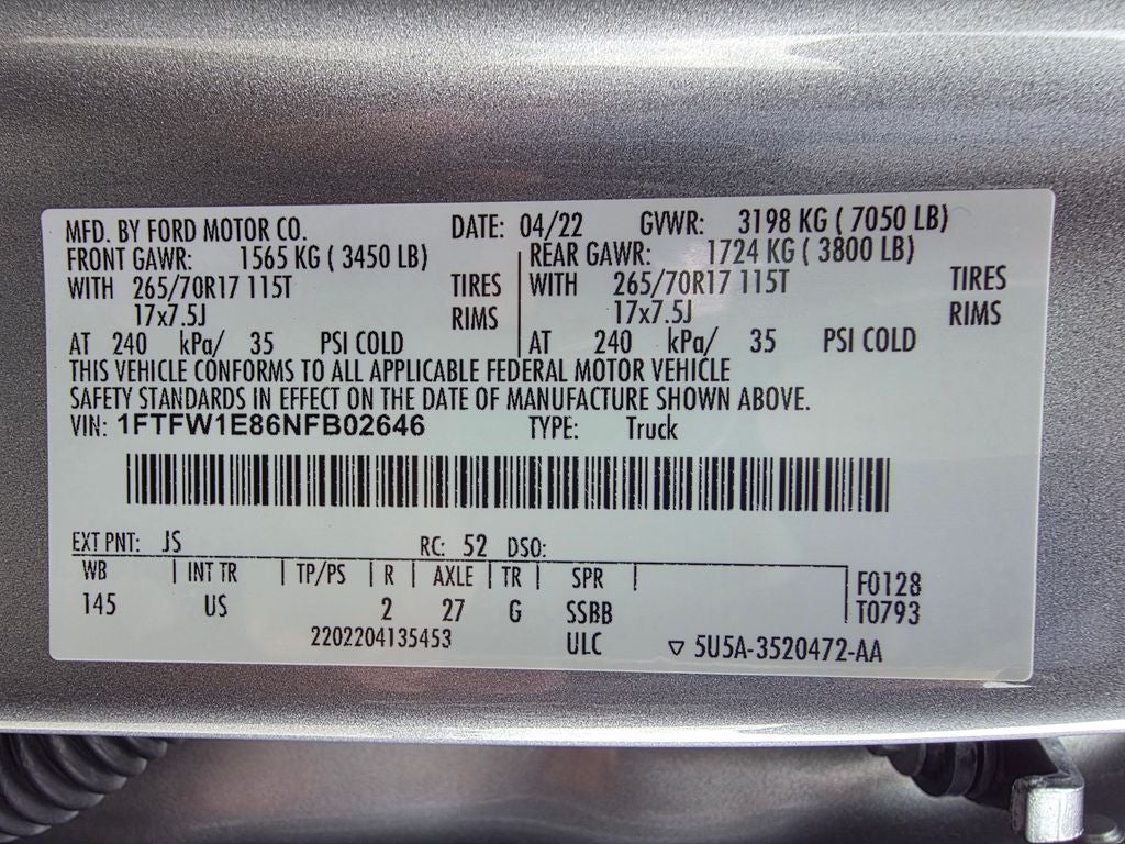 2022 Ford F-150 XLT
