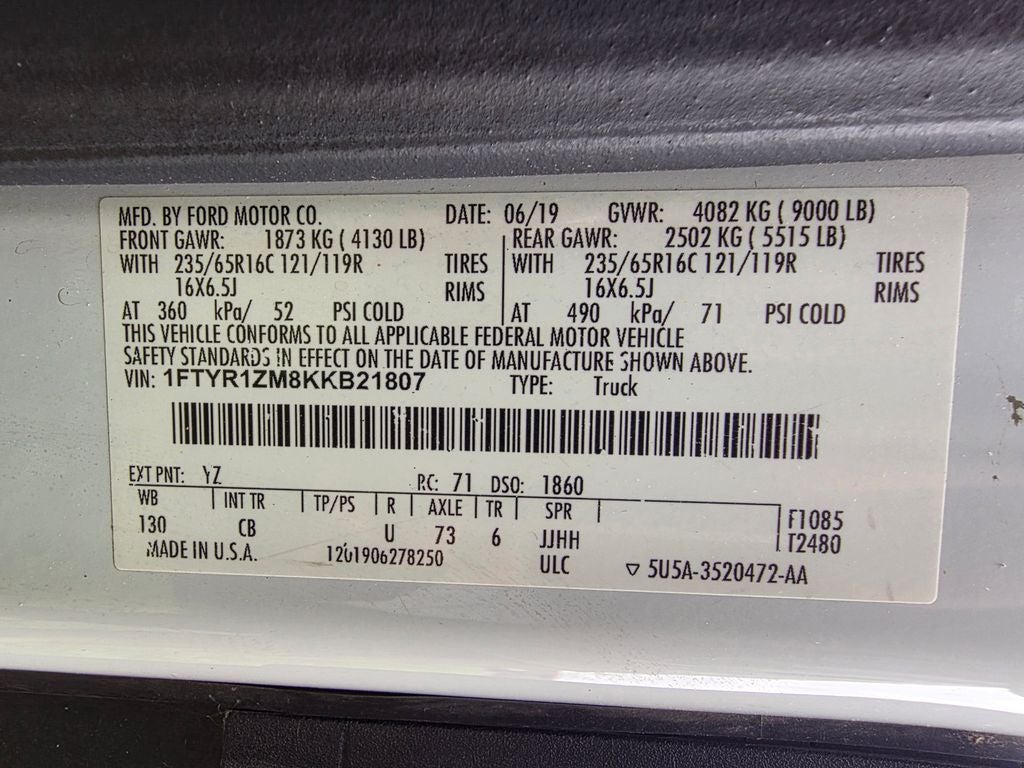 2019 Ford Transit-250 Base