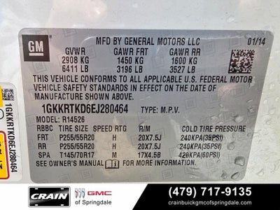 2014 GMC Acadia Denali Pano Roof / Rear DVD / Tech
