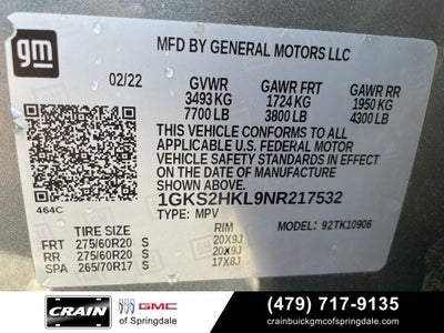 2022 GMC Yukon XL AT4