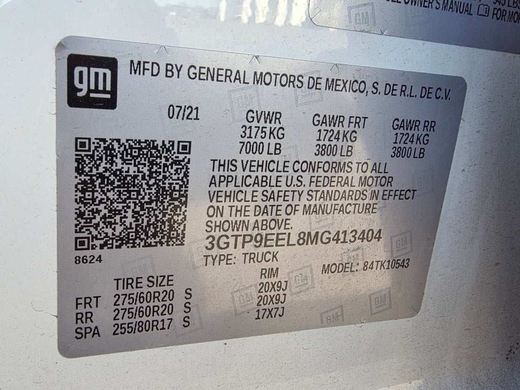 2021 GMC Sierra 1500 AT4