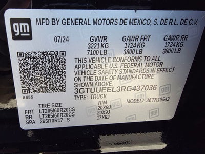 2024 GMC Sierra 1500 AT4