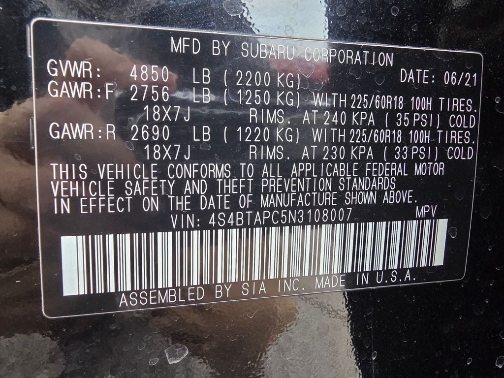 2022 Subaru Outback Touring