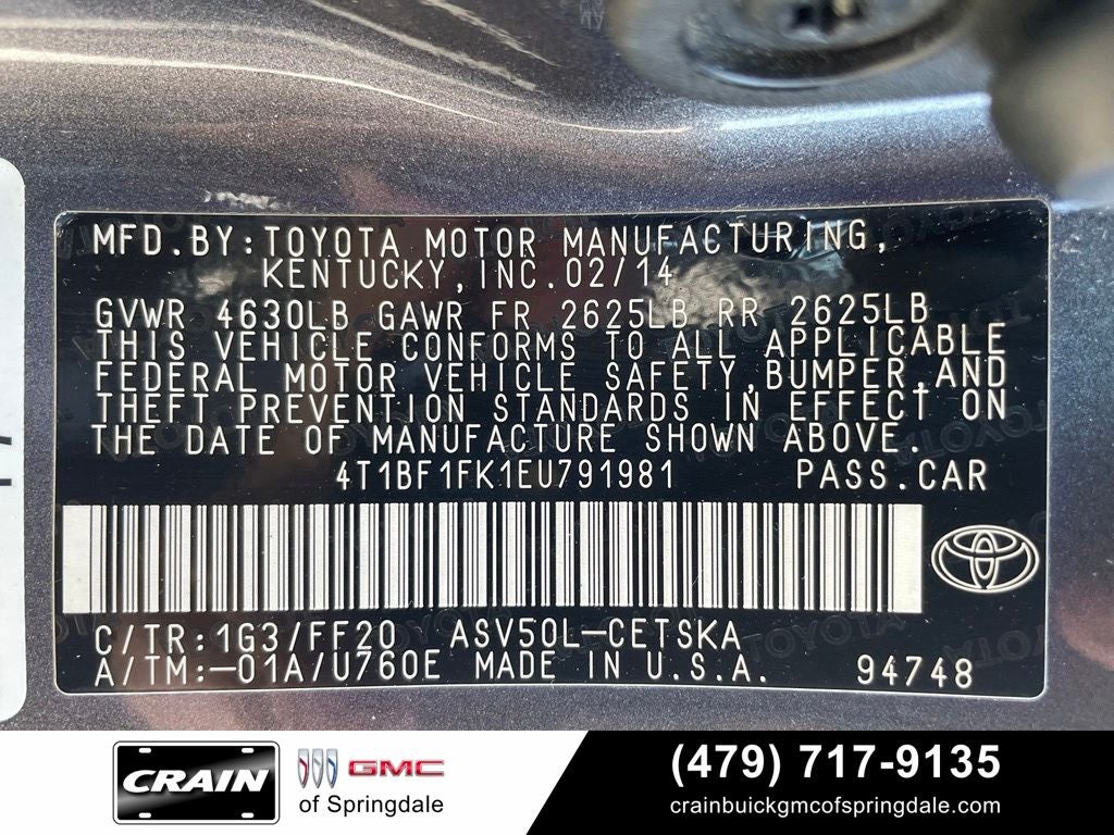 2014 Toyota Camry SE