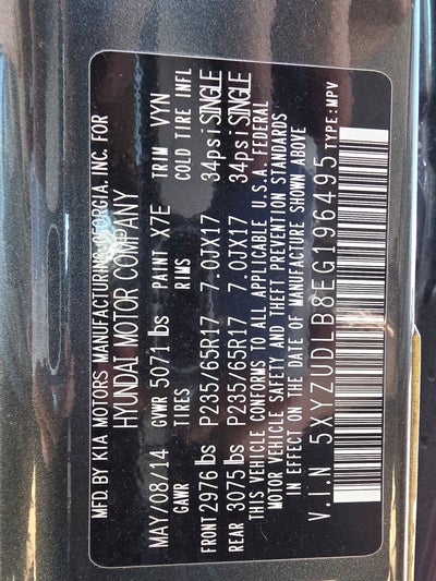 2014 Hyundai SANTA FE SPORT Base