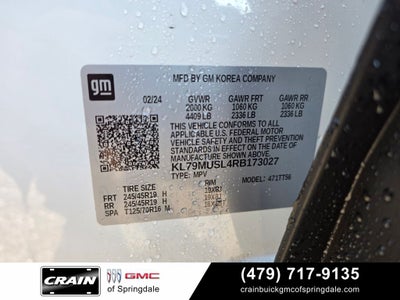 2024 Chevrolet TrailBlazer RS LEATHER / AWD