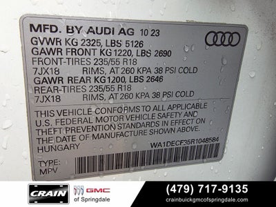 2024 Audi Q3 Premium Plus S Line quattro