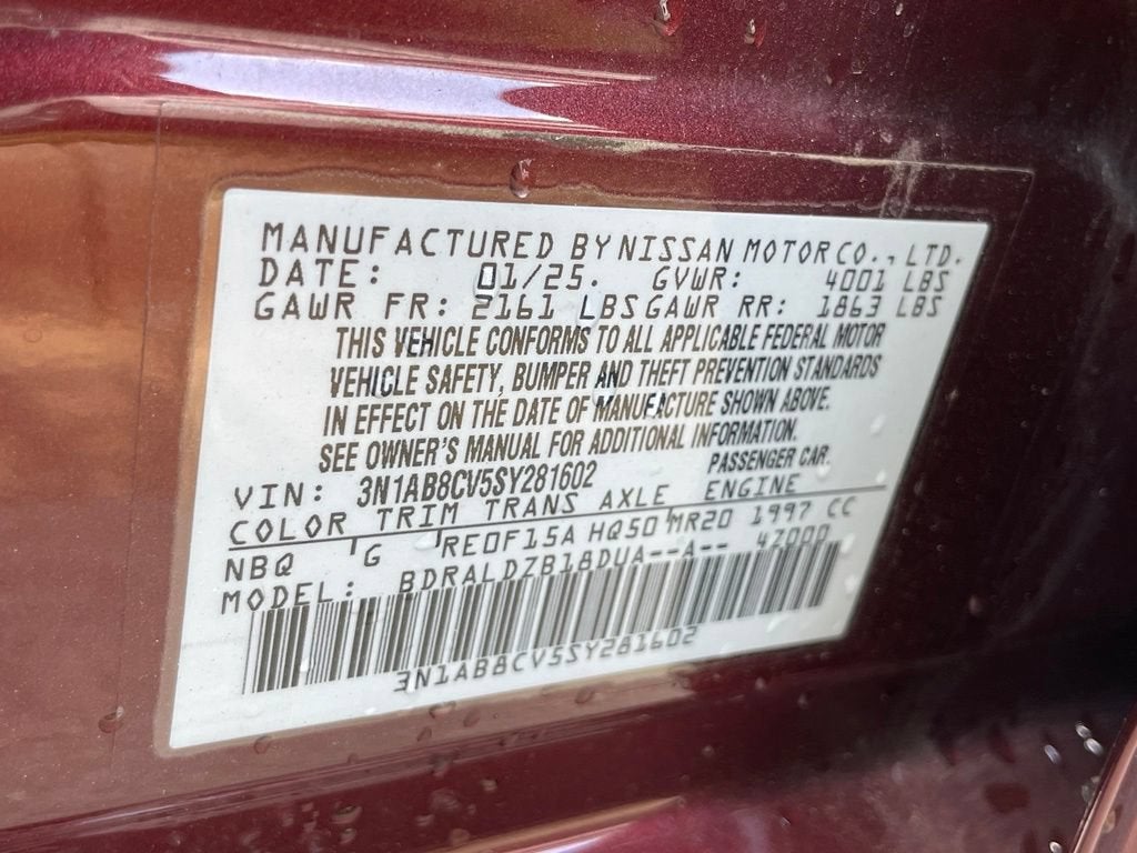 2025 Nissan Sentra SV