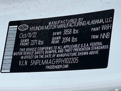 2023 Hyundai ELANTRA SEL