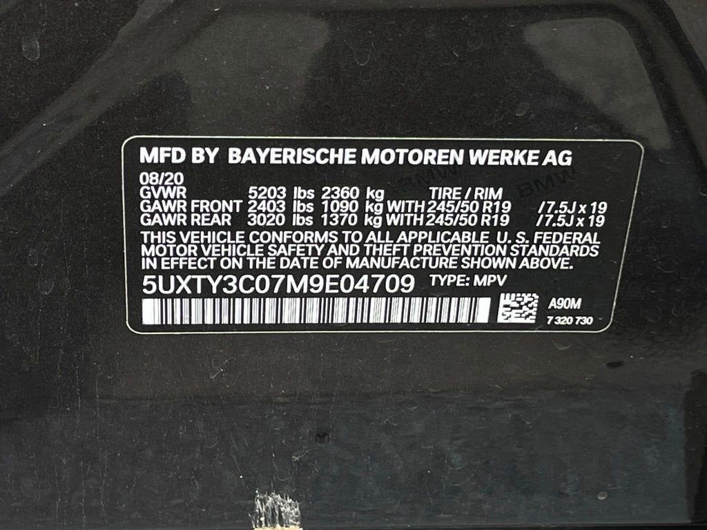 2021 BMW X3 sDrive30i