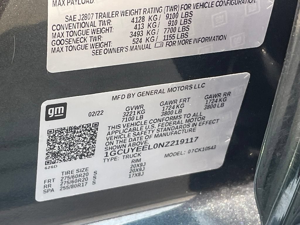 2022 Chevrolet Silverado 1500 LTD RST