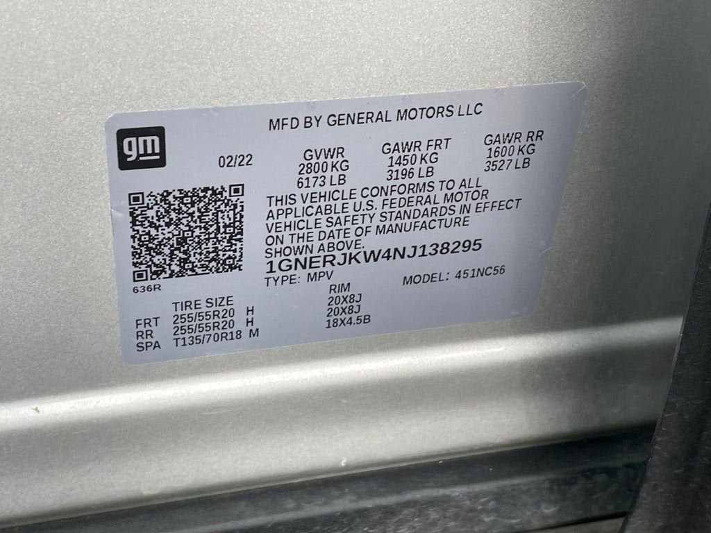 2022 Chevrolet Traverse RS