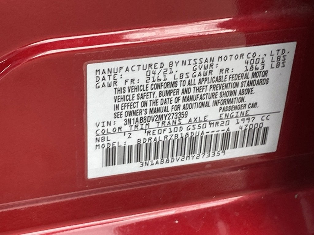 2021 Nissan Sentra SR