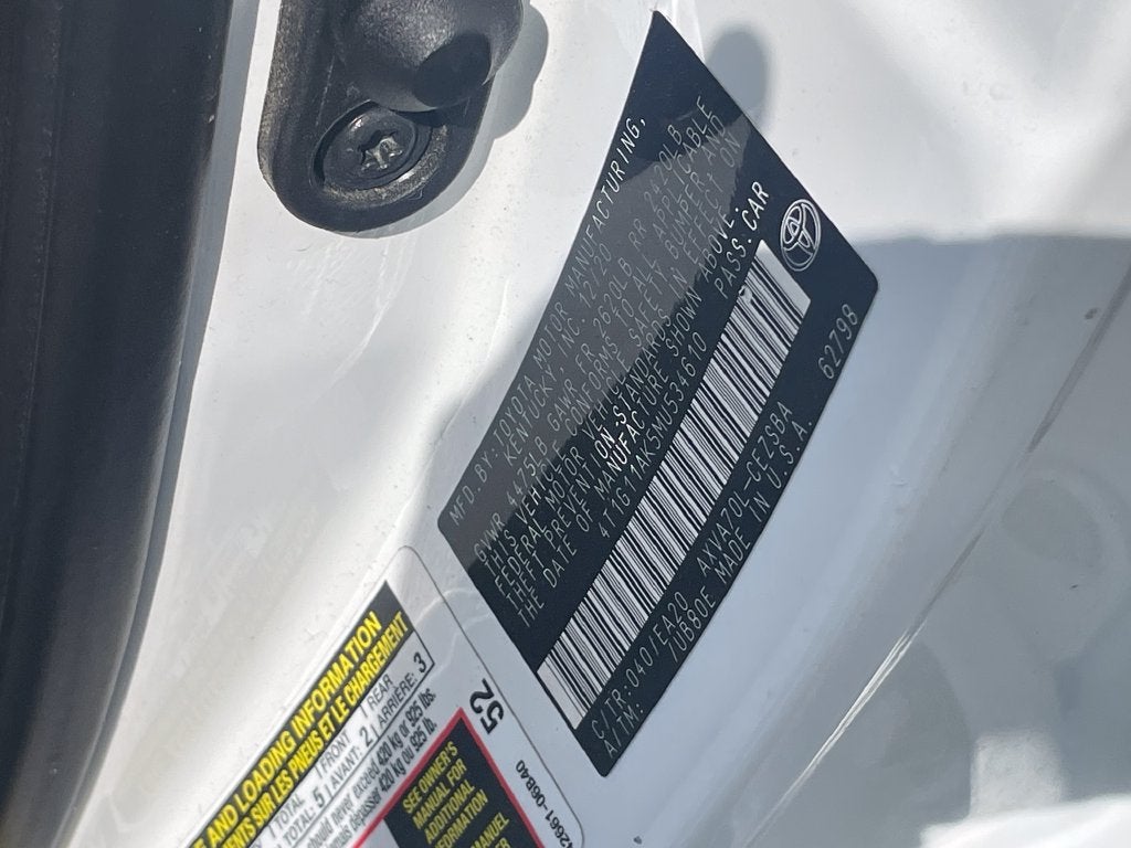 2021 Toyota Camry SE Nightshade
