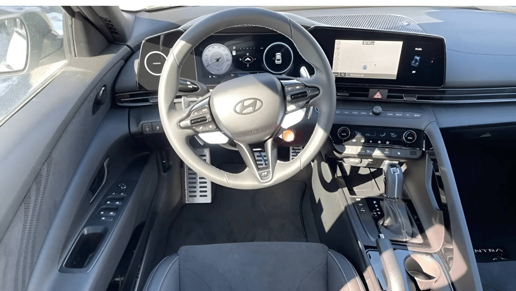 Interior View of the 2025 Hyundai Elantra N