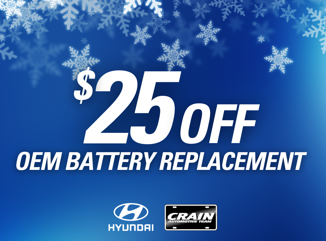 $25 Off OEM Battery Replacement