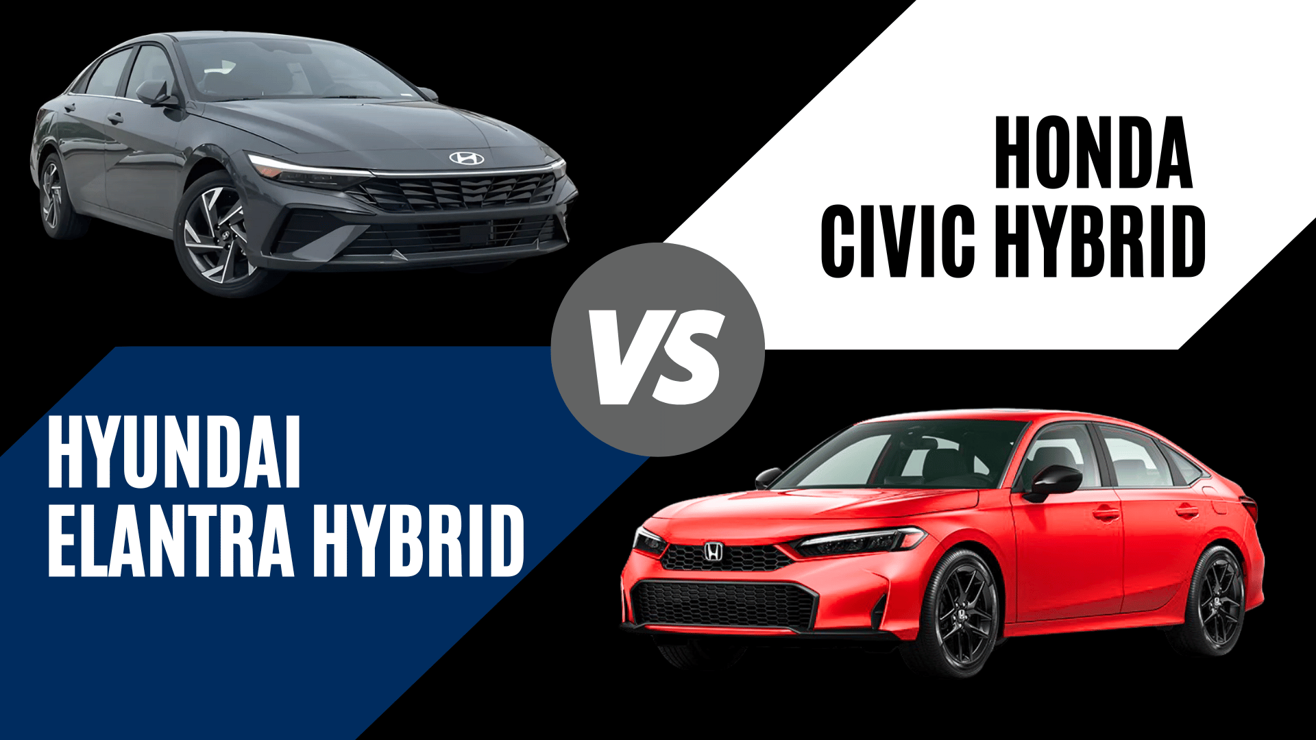 2025 Hyundai Elantra Hybrid vs 2025 Honda Civic Hybrid
