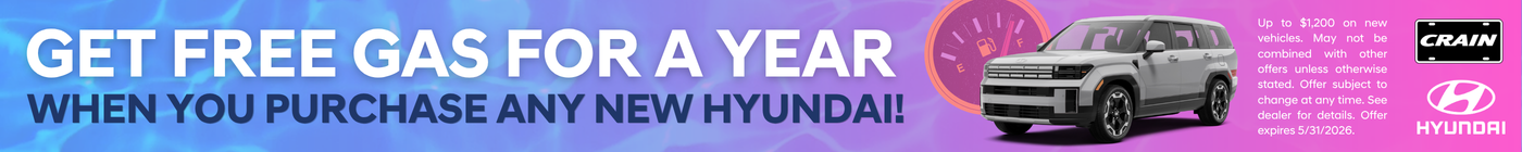 Get Free Gas For A Year With Your New Hyundai