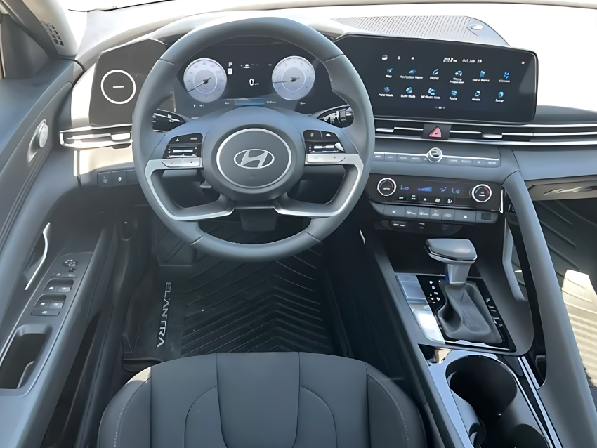 Interior of 2024 Hyundai Elantra at Crain Hyundai Bentonville