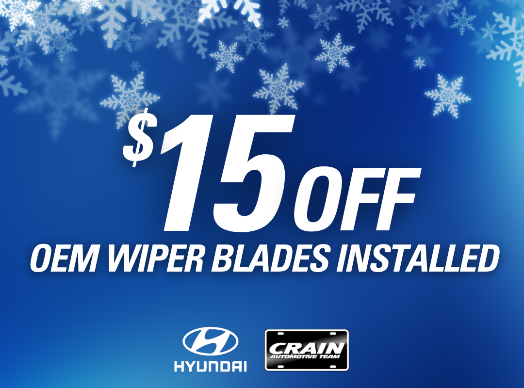 $15 Off OEM Wiper Blades Installed