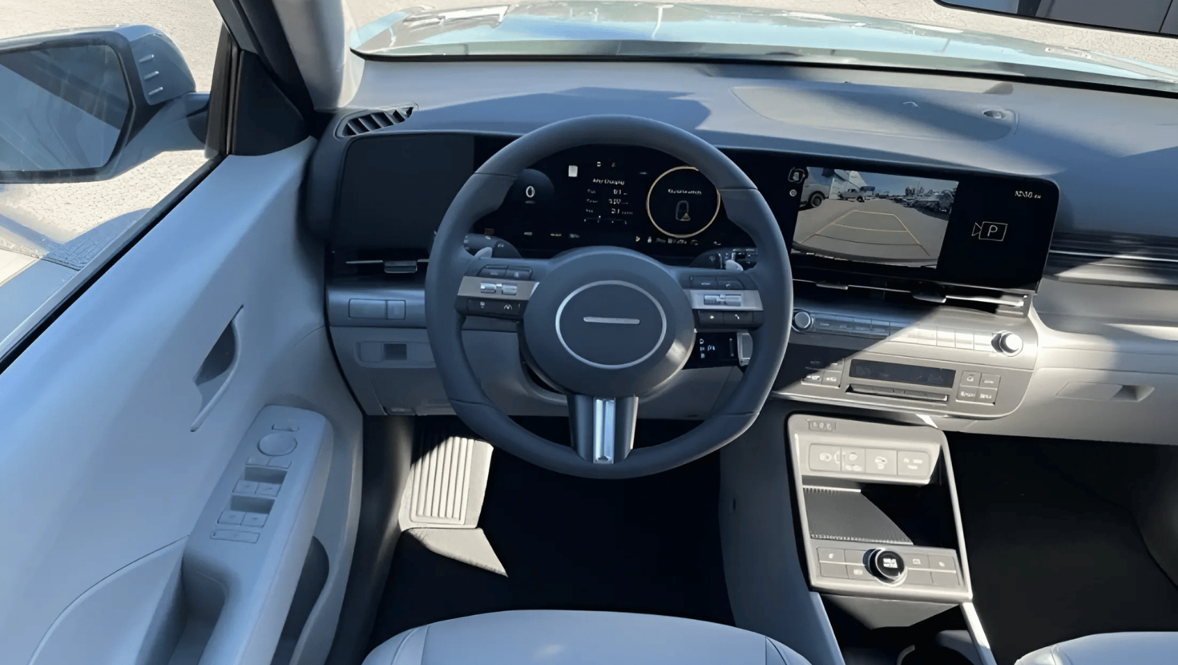 Interior View of the 2025 Hyundai Kona Electric